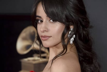 La cantante Camila Cabello, en la gala de los Grammy.