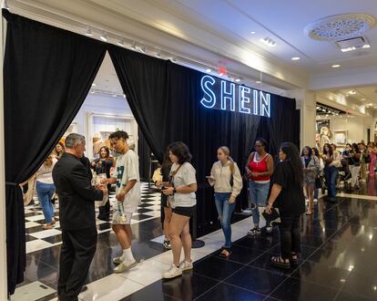 Un local de Shein, en un centro comercial de Ontario.