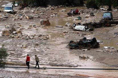 The scene this morning in Villanueva del Rosario, M&aacute;laga province.