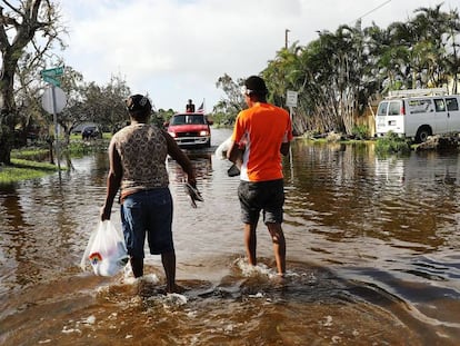 Naples, uma das zonas mais afetadas pelo Irma