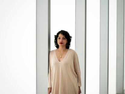 Amanda de la Garza en el Museo Universitario Arte Contemporáneo en Ciudad de México.