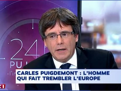 Carles Puigdemont on French television: "The man who is making Europe quake."