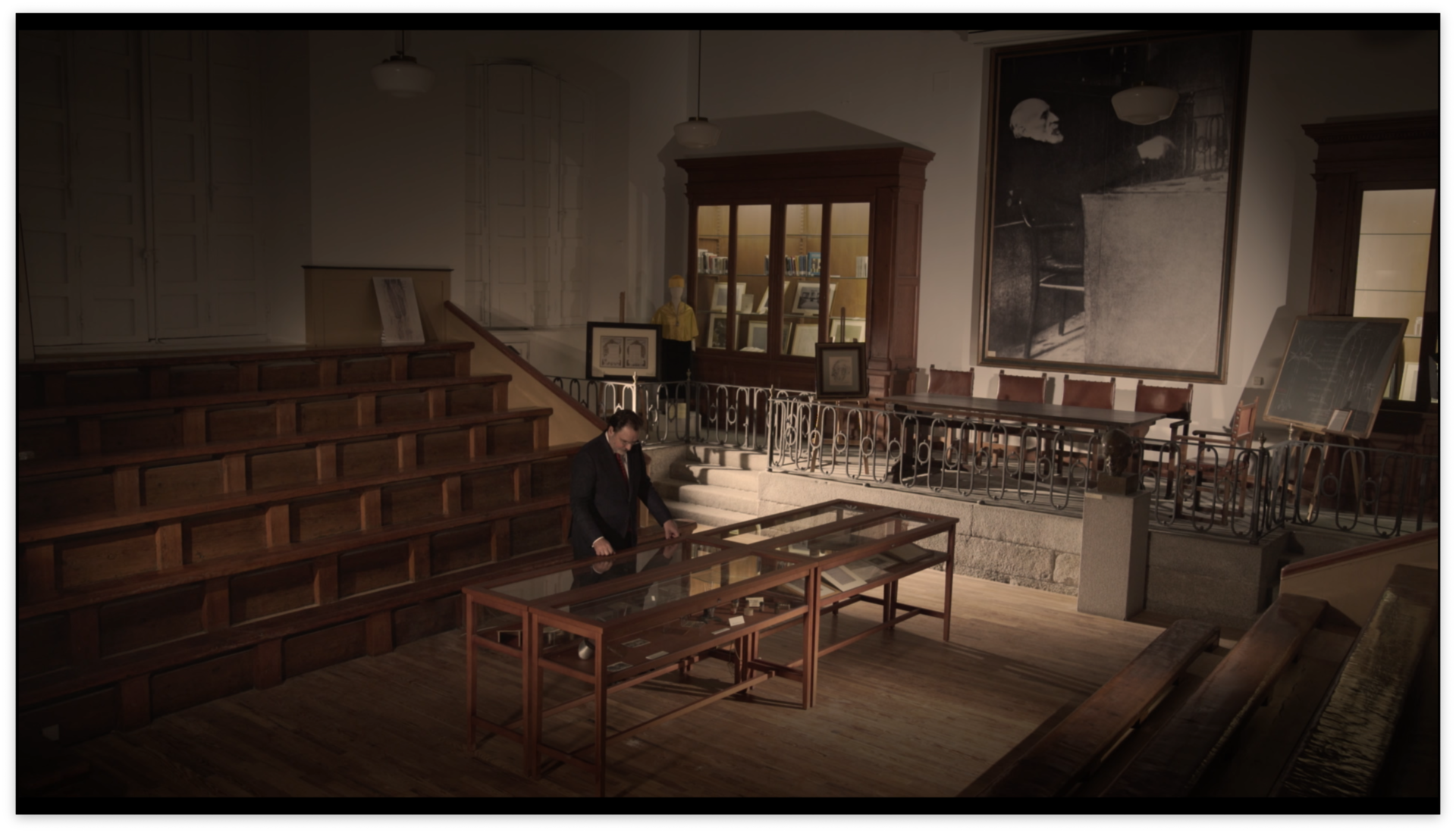 El aula de Cajal en Madrid, en el documental 'Ramón y Cajal: dibujos en la retina'.