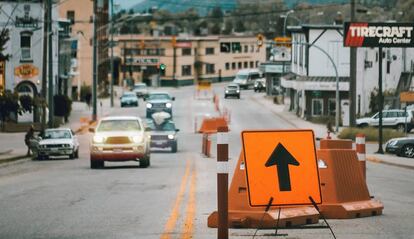 Calle en obras.