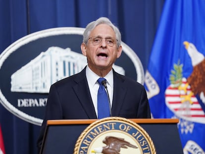 U.S. Attorney General Merrick Garland in a file image.