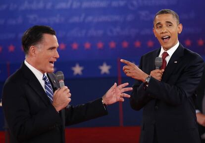 Romney y Obama contraponen posturas.