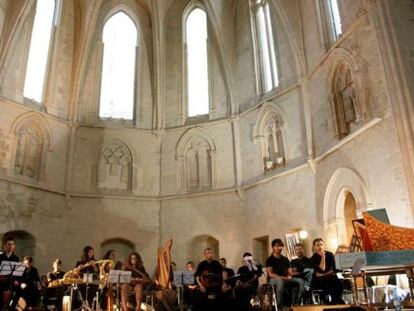 Concierto de final de curso en el Convent de Sant Francesc de Morella. 