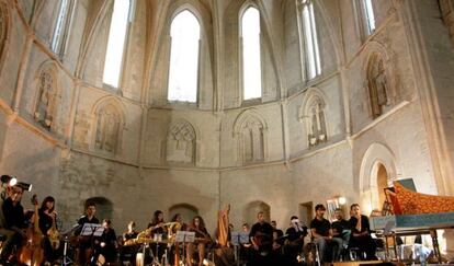 Concierto de final de curso en el Convent de Sant Francesc de Morella. 