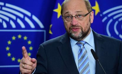 El presidente del Parlamento Europeo, Martin Schulz.