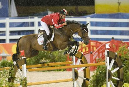 Ian Millar, con In Style en Pekín 2008.