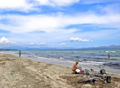 La salvaje playa de Sa Canova, en las inmediaciones de la colonia de Sant Pere (perteneciente a Artà), es un enclave solitario en la costa noreste de Mallorca.