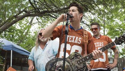 Nicky Hayden, en Austin el año 2015.