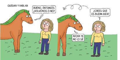 Viñetas de 'Mi novio caballo'.