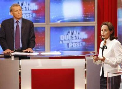 La candidata socialista, durante el programa 'Tengo una pregunta para usted'.