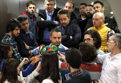 El líder sindical de los estibadores, Antolín Goya