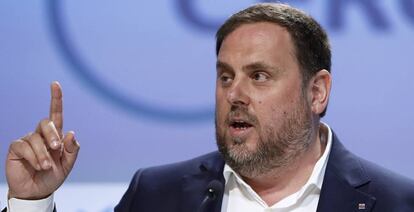 El vicepresidente del Gobierno de Catalu&ntilde;a y consejero de Econom&iacute;a y Hacienda, Oriol Junqueras.