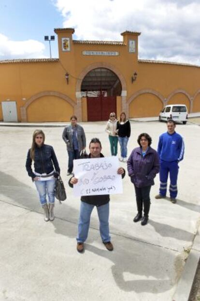 Trabajadores del Ayuntamiento de Cenicientos.