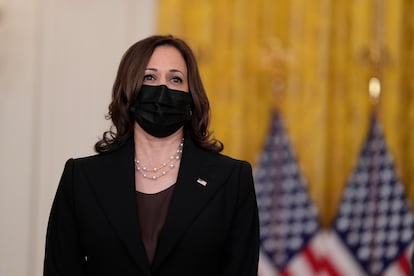 La vicepresidenta Kamala Harris