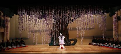 Espectáculo de kabuki en los Teatros del Canal de la Comunidad de Madrid.