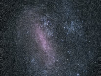 Imagen de una de las galaxias más cercanas a la Vía Láctea, tomada por Gaia.