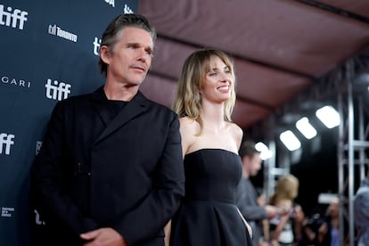 Padre e hija en la 'premiere' de 'Wildcat', en el Toronto International Film Festival, el 11 de septiembre de 2023.