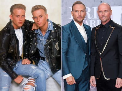 Los hermanos Bros en 1990 VS 2019.