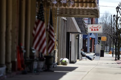 Una calle de Greensburg, en el Estado de Indiana.