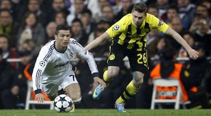 Cristiano y Piszczek, en un partido de la temporada pasada.