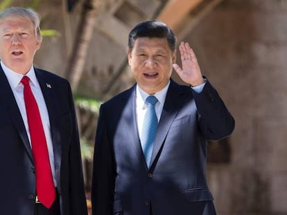 Xi y Trump, durante su reciente encuentro en Mar-a-Lago.