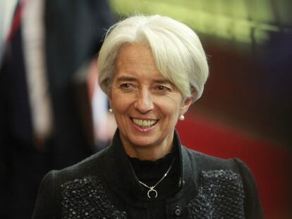 La directora gerente del Fondo Monetario Internacional, Christine Lagarde