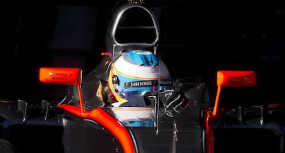Los nuevos colores de Fernando Alonso.