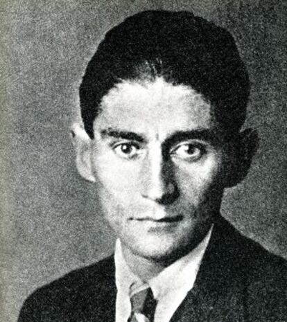 &Uacute;ltima foto coneguda de Franz Kafka, de 1924.