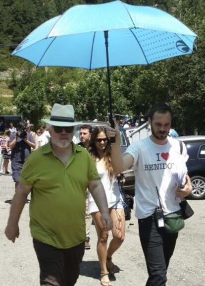 Pedro Almodóvar, durante su último rodaje.