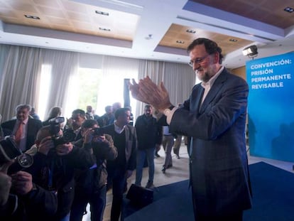 Spanish PM Mariano Rajoy in Córdoba on Sunday.