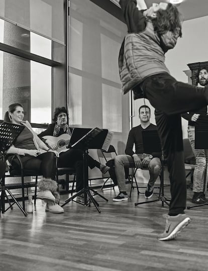 La soprano Isabella Gaudí, el guitarrista Juan Manuel Cañizares, el cantaor Jesús Méndez y el bailaor Rubén Olmo.