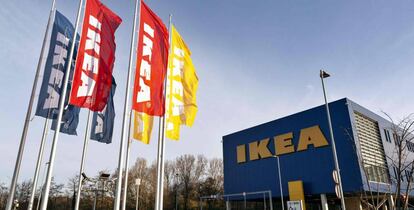 Exterior de una tienda de Ikea situada en los Países Bajos.