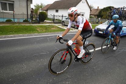 Guillaume Martin, durante la tercera etapa del Giro.