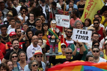 Manifesta&ccedil;&atilde;o no Rio de Janeiro, no &uacute;ltimo domingo. 