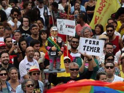 Manifesta&ccedil;&atilde;o no Rio de Janeiro, no &uacute;ltimo domingo. 