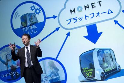 Junichi Miyakawa, CEO de Monet Technologies, una empresa conjunta de SoftBank y Toyota.