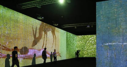 Videoinstalación en el Museo del Prado.