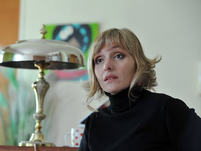 La escritora Natalia Zito, durante una entrevista para EL PAÍS, en Argentina, en 2022.