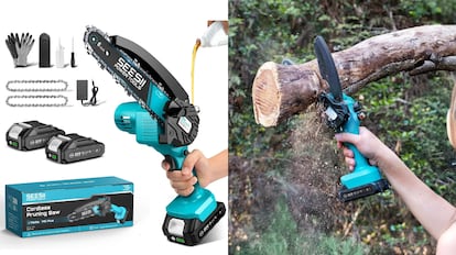 mini motosierra bateria