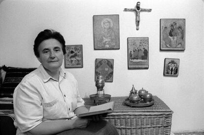 Teresa Losada, monja franciscana, en 1997.