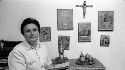 Teresa Losada, monja franciscana, en 1997.