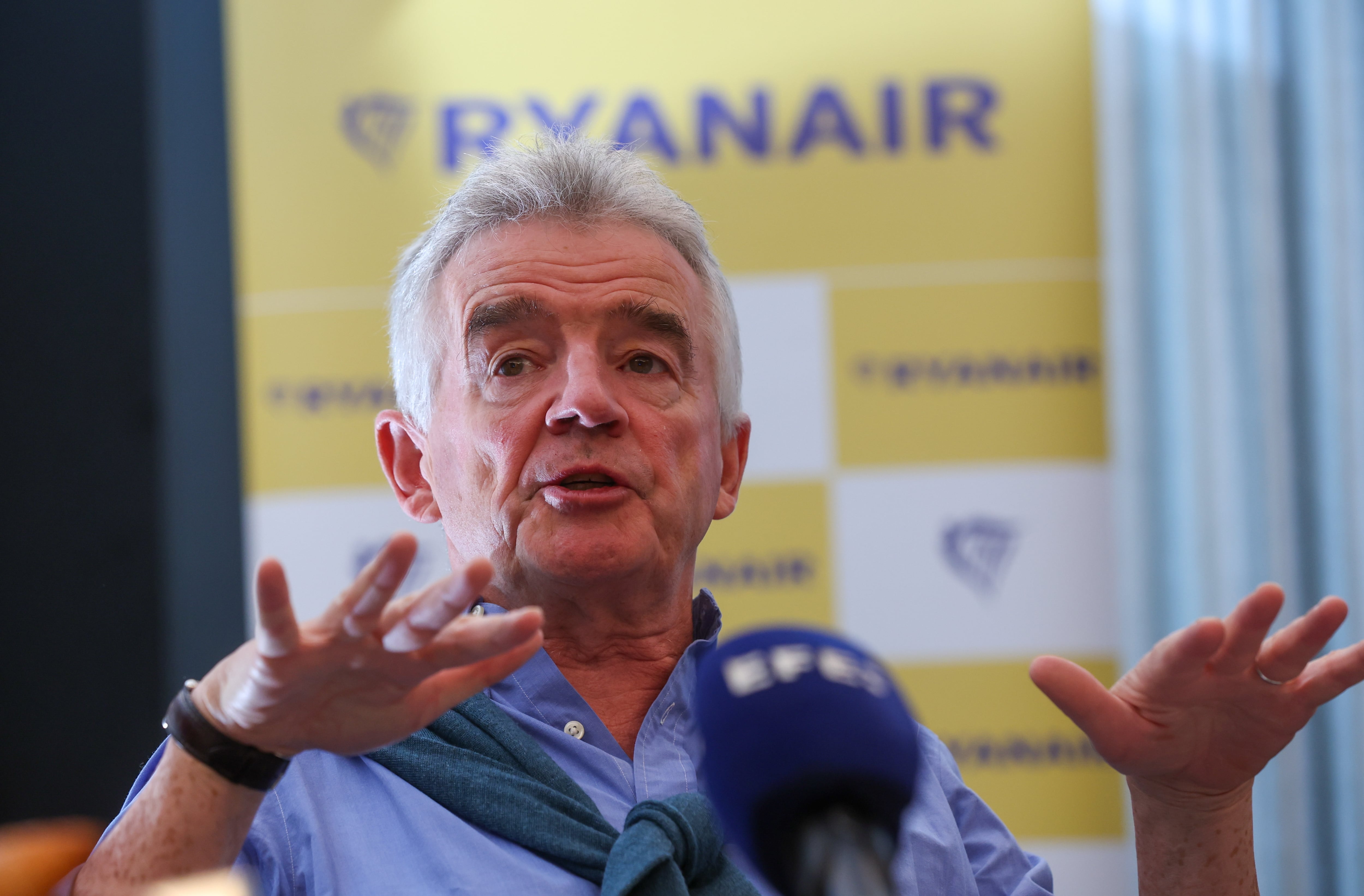 El director general del Grupo Ryanair, Michael O'Leary.