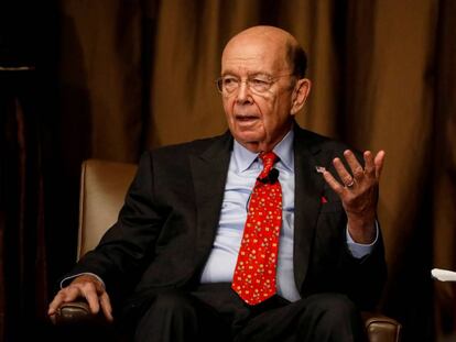 Wilbur Ross, secretario de Comercio de EE UU, el pasado 25 de octubre en Nueva York (EEUU).