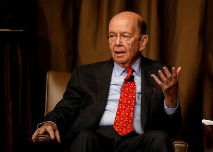 Wilbur Ross, secretario de Comercio de EE UU, el pasado 25 de octubre en Nueva York (EEUU).