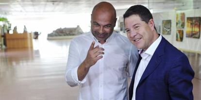 Molina (Podemos) y García-Page (PSOE), en Toledo.