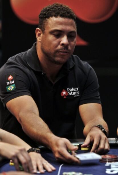 Ronaldo, en el Casino de Barcelona.